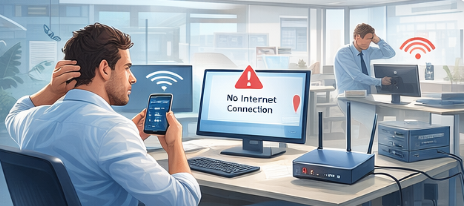 Person not able to connect to the Wi-Fi from computer or cell phone.