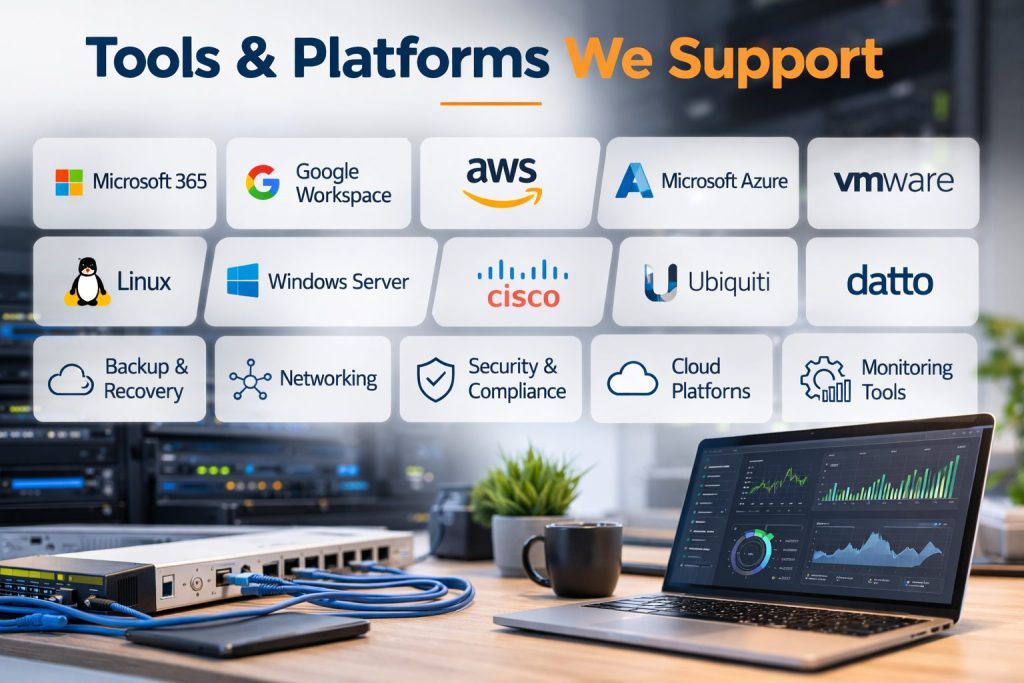 Tools we support IT Services Chicago Business